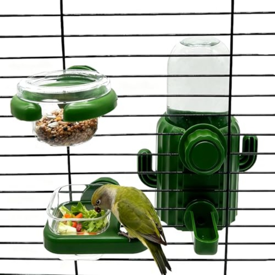 Bird Cage Parrot - Bird Water Dispenser Automatic Bird Feeder