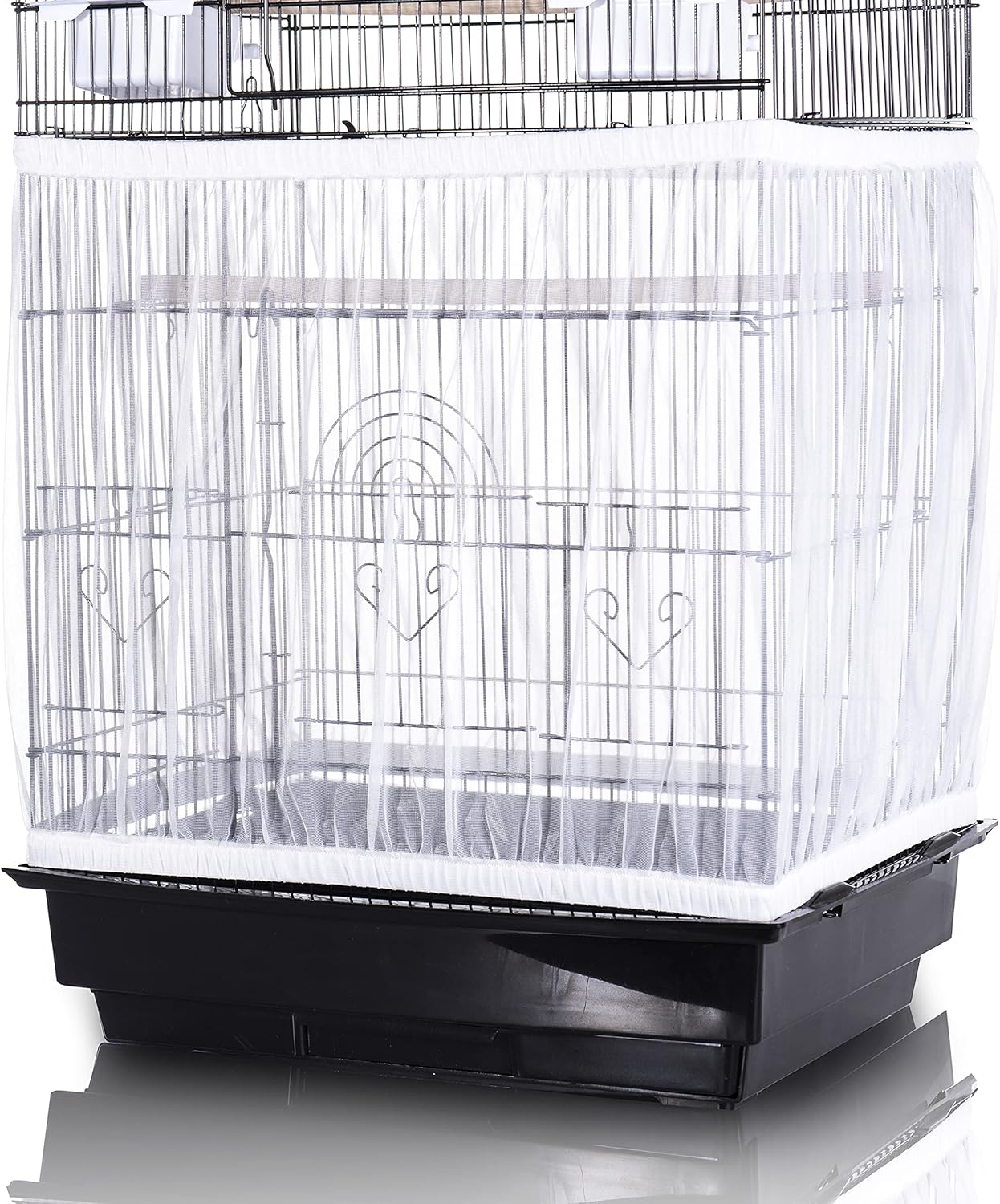 Bird Cage Parrot - Bird Cage Seed Catcher, Large, Stretchy