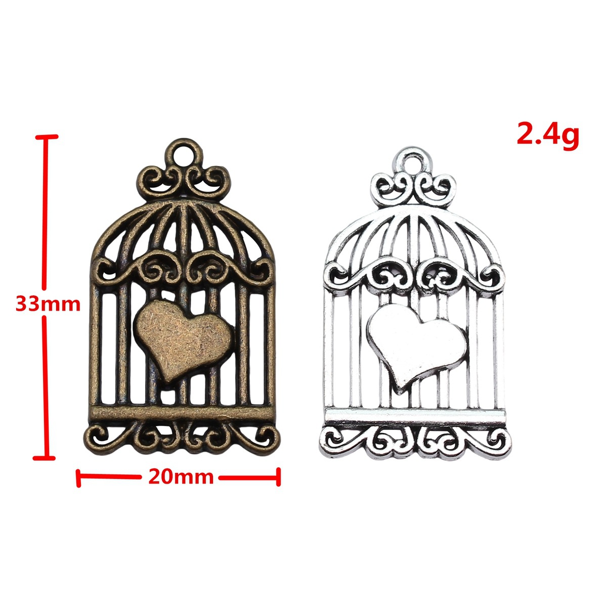 Bird Cage Parrot - Retro Bird Charms Swallow Nest Parrot