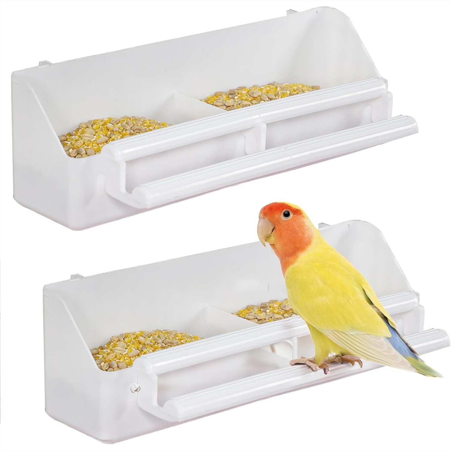 2 Pack Bird Feeder for Cage Ha - Bird Cage Parrot ulasan dan harga