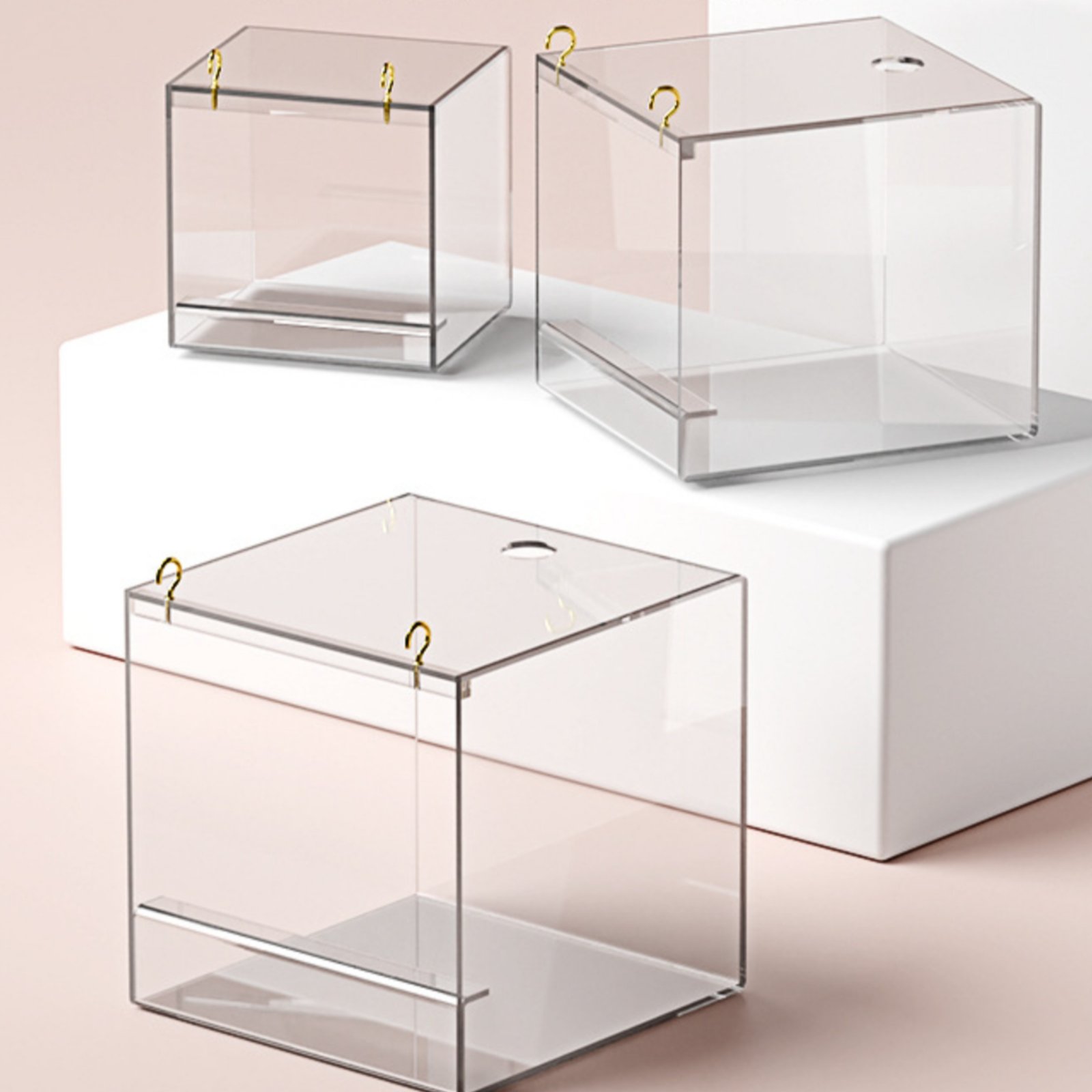 Acrylic Bird Bathing Box Non P - Bird Cage Parrot ulasan dan harga