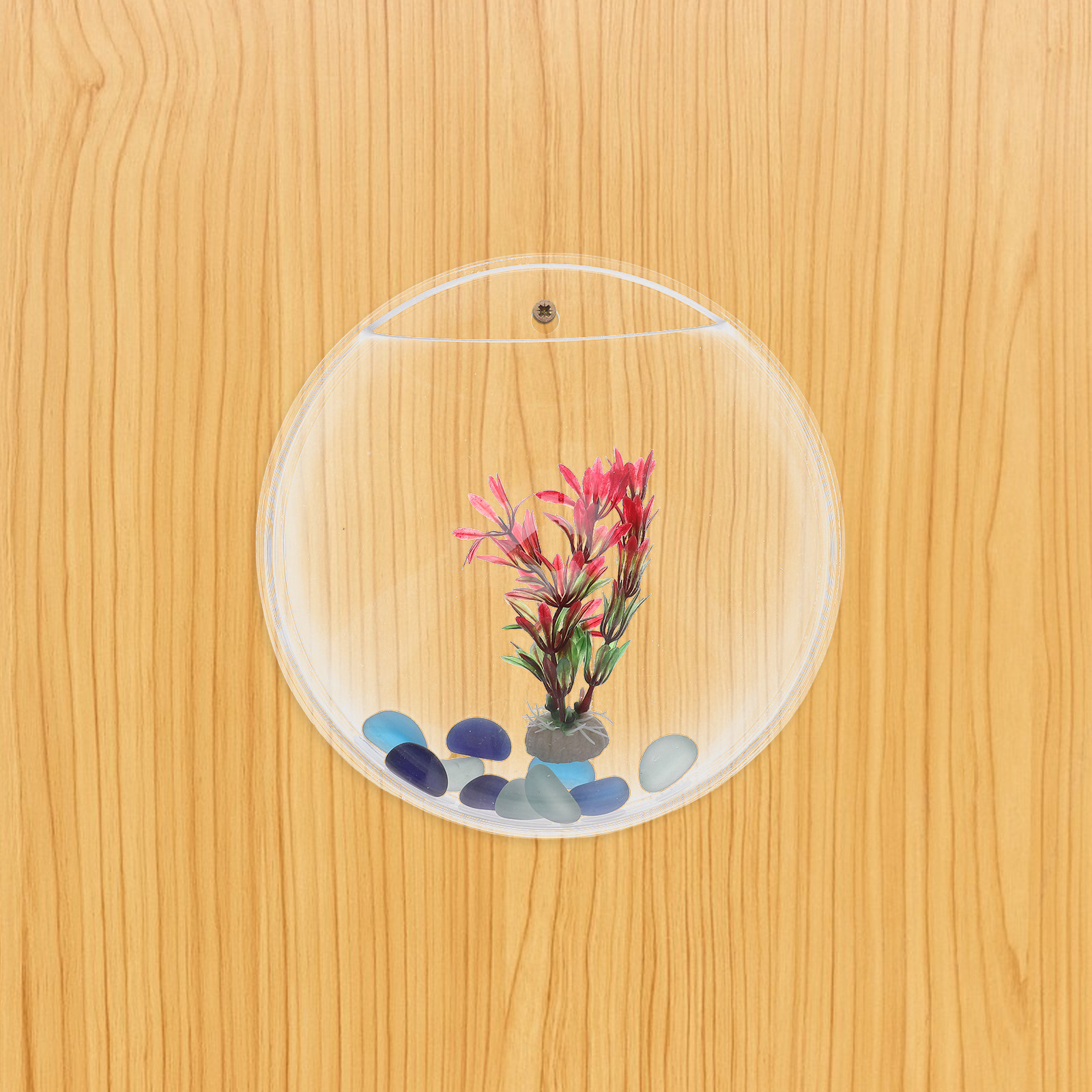 1Set Wall-Mounted Fish Tank 23 - Aquarium Fish Tank ulasan dan harga