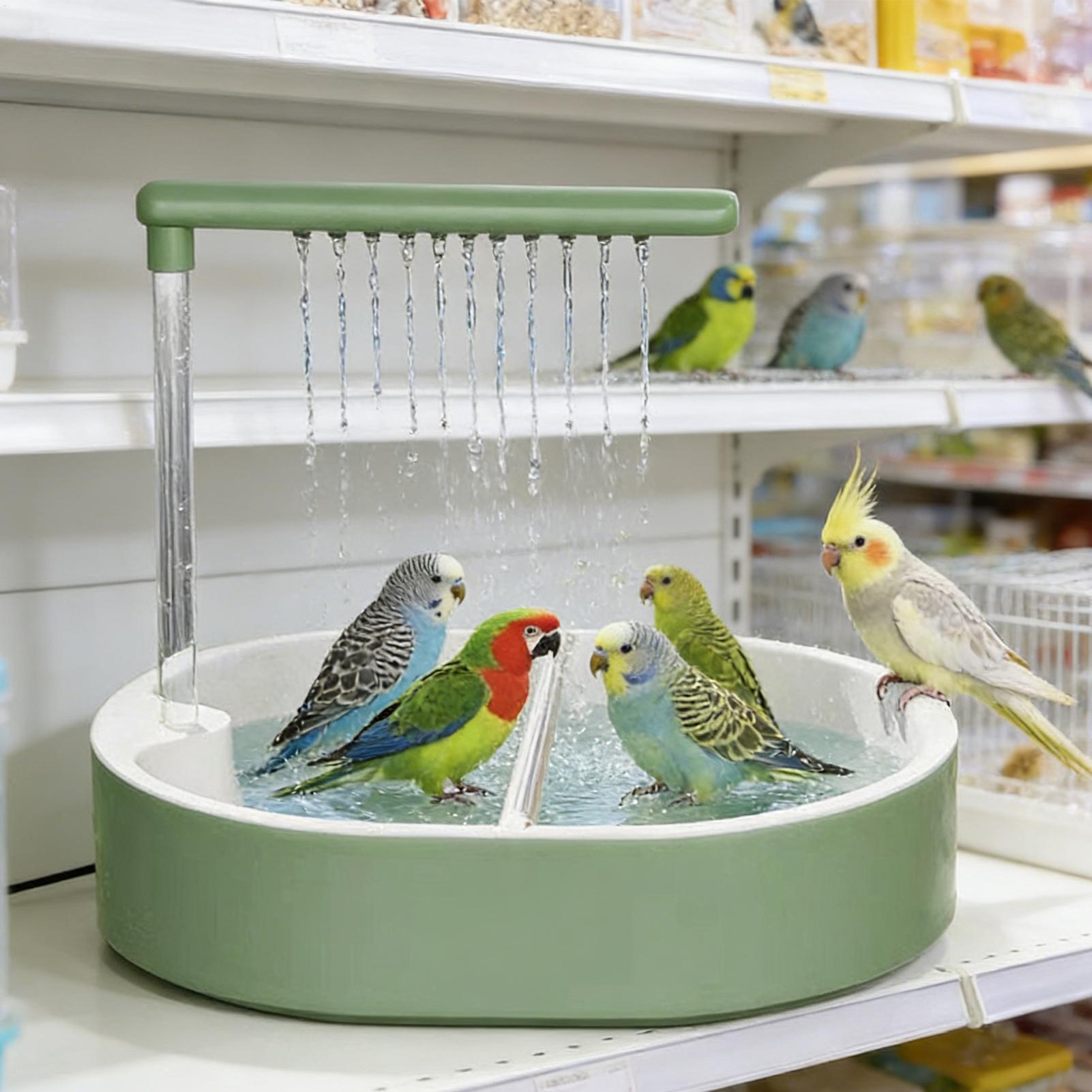Automatic Bird Bath For Cage U - Bird Cage Parrot ulasan dan harga