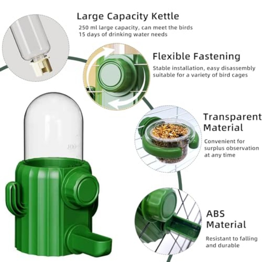 Bird Water Dispenser Automatic - Bird Cage Parrot ulasan dan harga