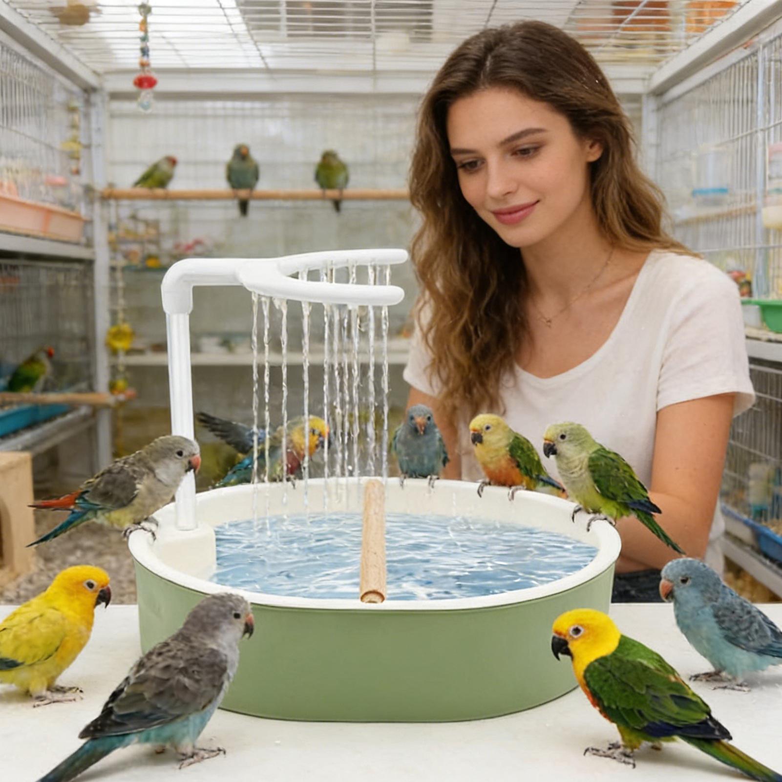 Pet Parrot USB Powered Bathtub - Bird Cage Parrot ulasan dan harga