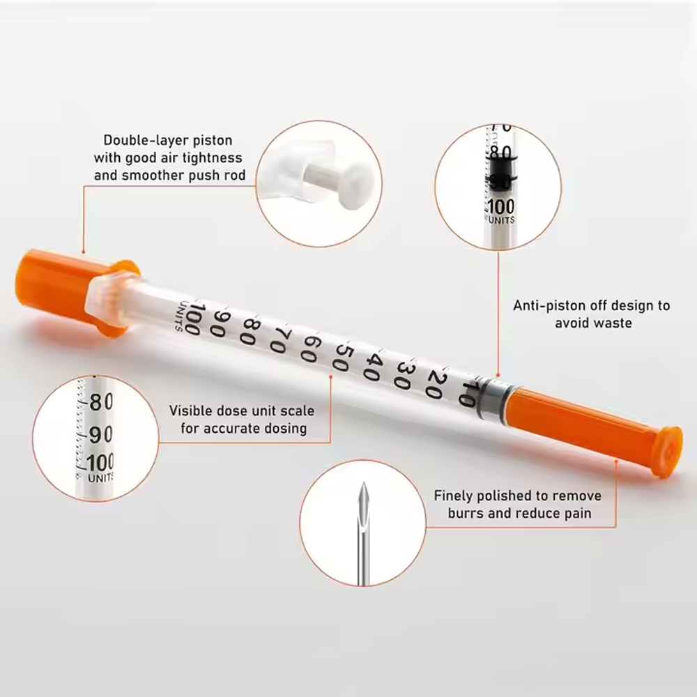 5/10/20Pcs U-100 Insulin Syrin - Pet Supplies Vet ulasan dan harga