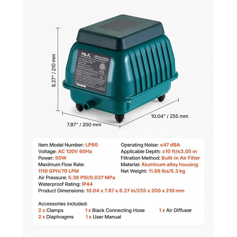 Linear Aerator 1110 GPH For Se - Aquarium Fish Tank ulasan dan harga