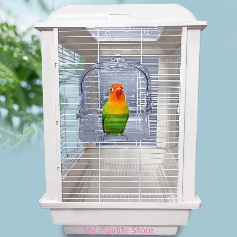 Hanging Bird Bath Tub for Para - Bird Cage Parrot ulasan dan harga