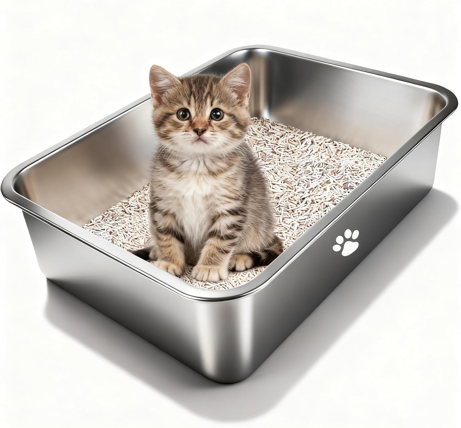 Stainless Steel Cat Litter Box - Pet X Supplies & Tack Howell Photos ulasan dan harga
