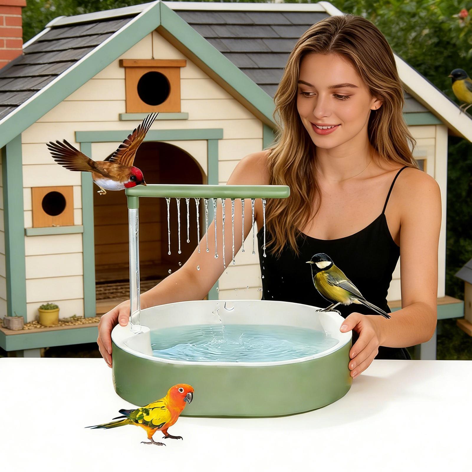 Parrot Bath Bird Cage Fountain - Bird Cage Parrot ulasan dan harga