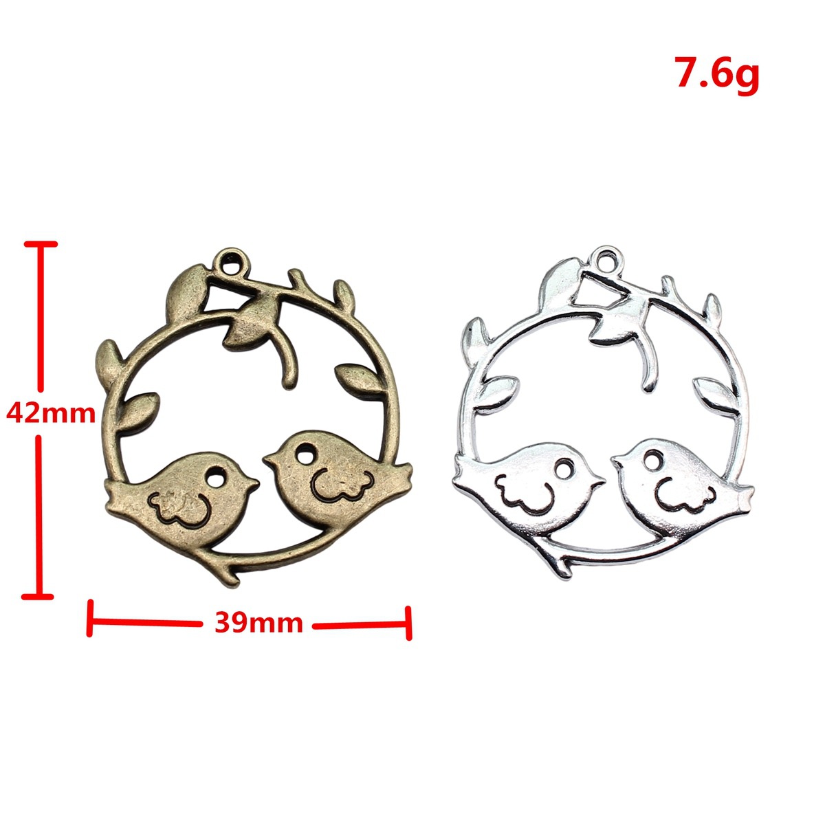 Retro Bird Charms Swallow Nest - Bird Cage Parrot ulasan dan harga