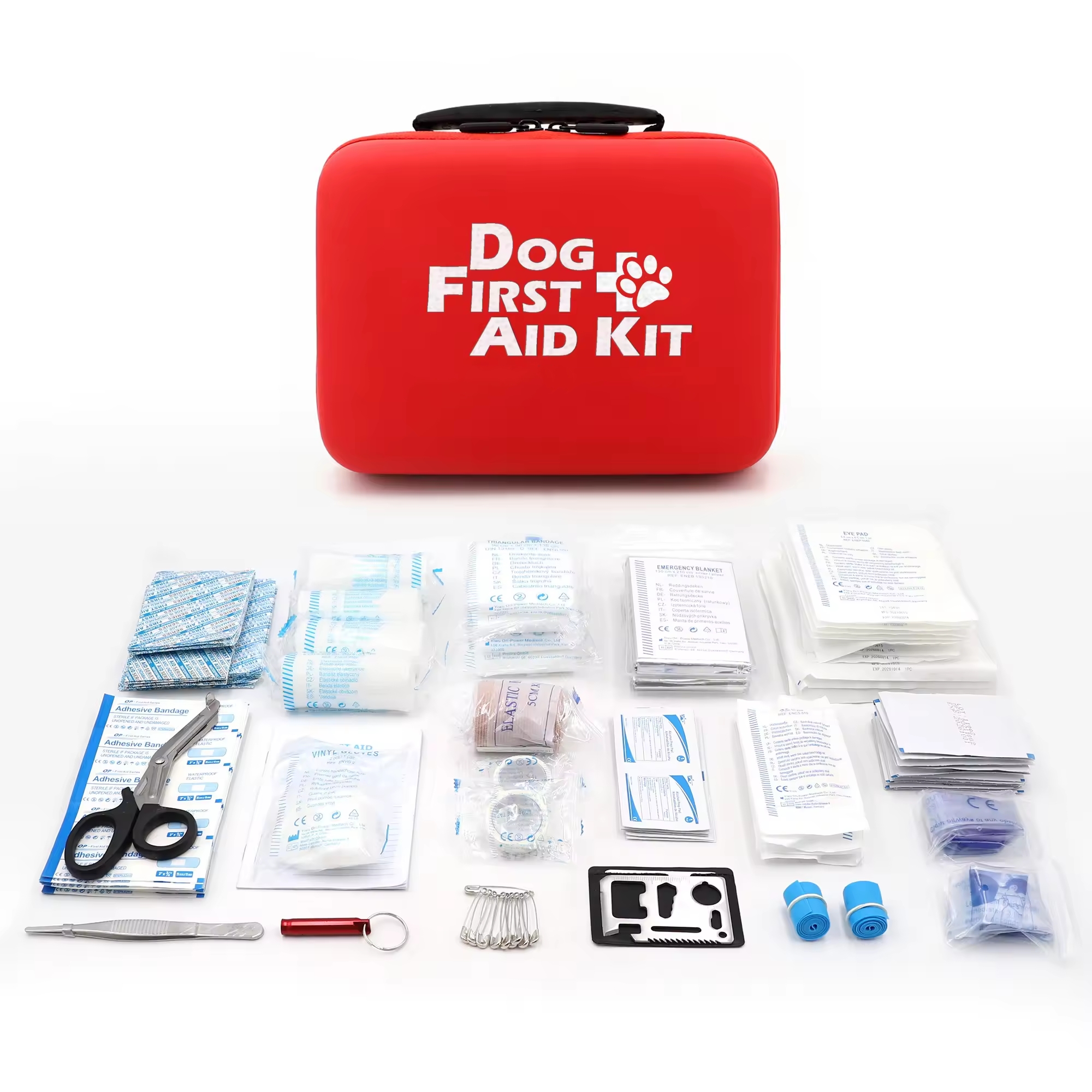 Dogs First Aid Kit Vet Bag Pet - Pet Supplies Vet ulasan dan harga